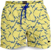 Miami Beach | Hoogwaardige Kwaliteit Zwemshort | Zwembroek | Beachshort | Heren | Sneldrogend | Maat XL | 195 Yellow