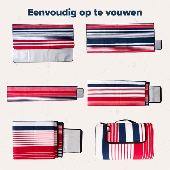 Couverture de pique-nique TravelMore XXL - Imperméable - Jeté 200 x 200 cm