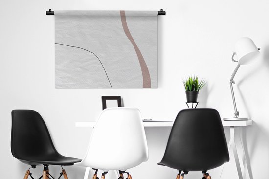 Tapisserie - Tapisserie - Ligne - Pastel - Design - 90x67,5 cm - Tapisserie