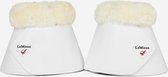 Le Mieux Fleece WrapRound Over Reach Boots - White - Maat XL