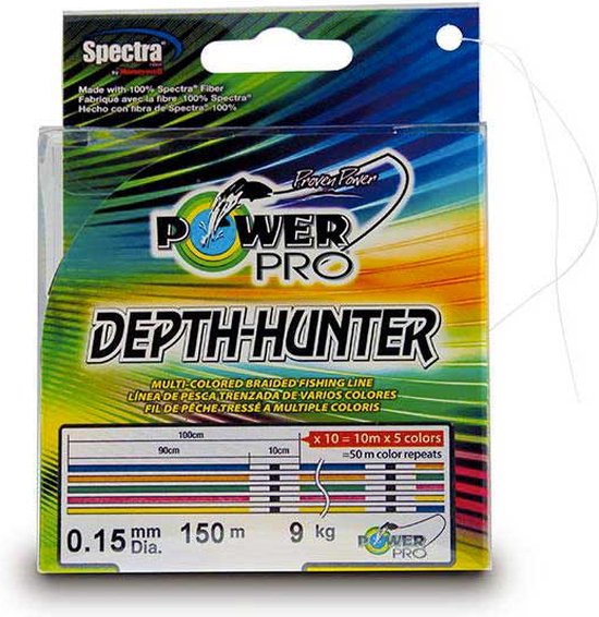 Power Pro Depth Hunter Gevlochten Vislijn 300 M Grijs 0.280 mm van Merkloos — afbeelding 5