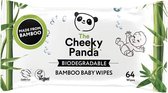 Lingettes humides Bébé en Bamboe - Lot de 6 - Water purifiée à 99 % - Cheeky Panda
