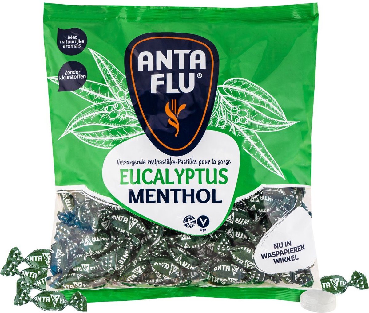 Anta Flu Keelpastilles Eucalyptus Menthol 1kg bol
