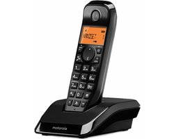 Motorola S1201 DECT-telefoon Nummerherkenning Zwart
