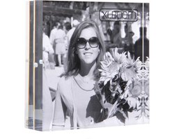 XLBoom Block fotokader - in Acryl - Transparant - Fotoformaat 18 x 18 cm