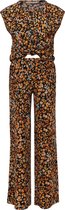 LOOXS 10sixteen 2312-5042-245 Meisjes Broek - Maat 140 - Geel dessin van 98% polyester 2% elastane