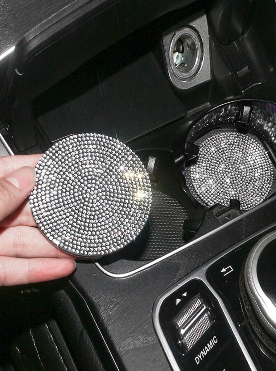 ihreesy Onderzetters van siliconen voor de auto, 2 stuks