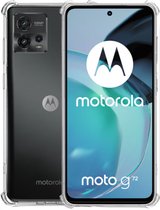Geschikt voor Motorola Moto G72 Hoesje – Shock Proof Case – Cover Transparant
