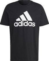 adidas Sportswear Essentials Big Jersey Big Logo T-shirt - Heren - Zwart- XS