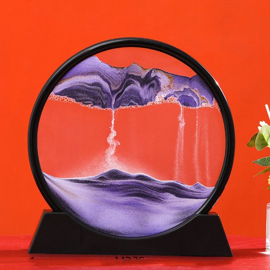 Acheter Image d'art de sable en mouvement, verre rond, sablier 3D