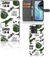 Telefoonhoesje met Pasjes geschikt voor Motorola Moto G72 Dinosaurus