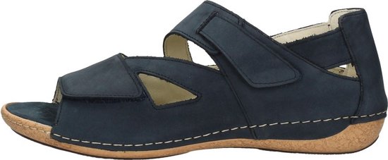Waldlaufer Heliett Sandales pour femmes Plates - bleu - Taille 6