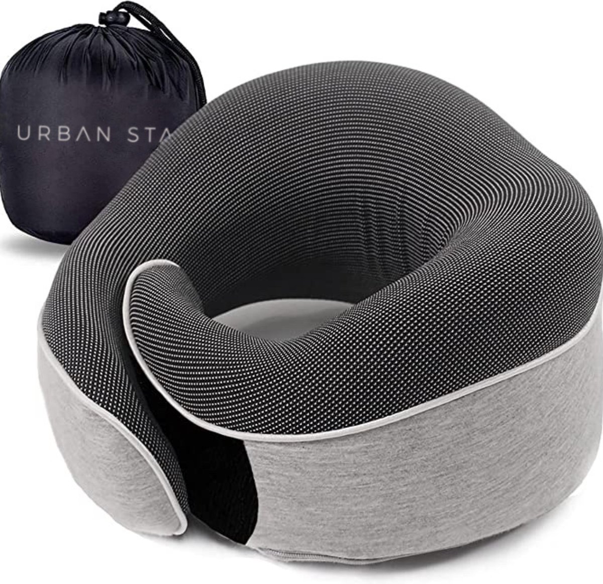 Nekkussen vliegtuig / auto reiskussen premium traagschuim ergonomisch nekkussen...