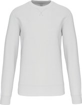 Unisex Sweater met ronde hals merk Kariban Wit - L
