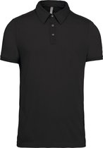 Polo homme manches courtes en jersey de coton Kariban Zwart - 3XL