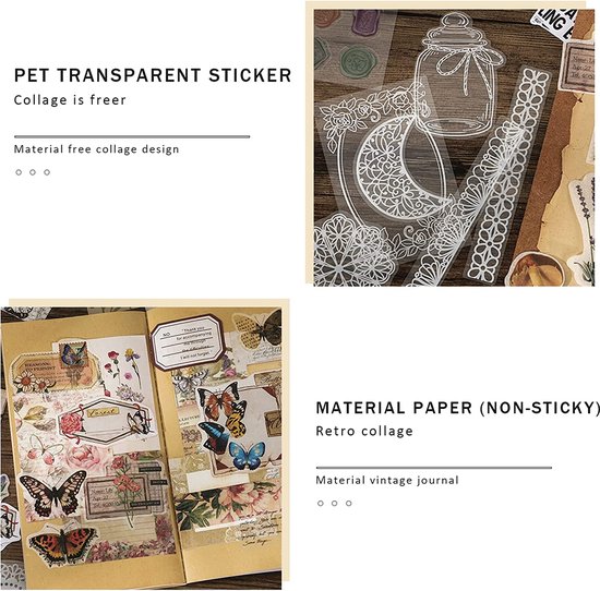 100 Autocollants Esthétiques Pour Scrapbooking - Déco DIY Journal, Album, Cahier, Cadeau Créatif
