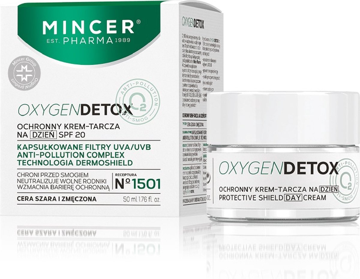 Zuurstof Detox beschermende dagcrème SPF20 Nr.1501 50ml
