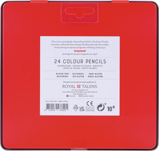 Boîte de Crayons de couleur Bruynzeel | 24 couleurs
