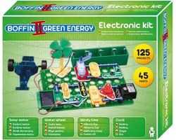 Boffin II Green Energy Elektrokit – 125 Experimenten – Zonne-, Wind- & Waterenergie – 45 Onderdelen – Vanaf 8 Jaar