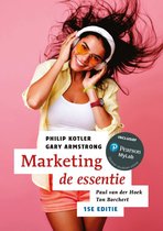 Samenvatting Marketing de essentie (15de editie) VOLLEDIGE BOEK