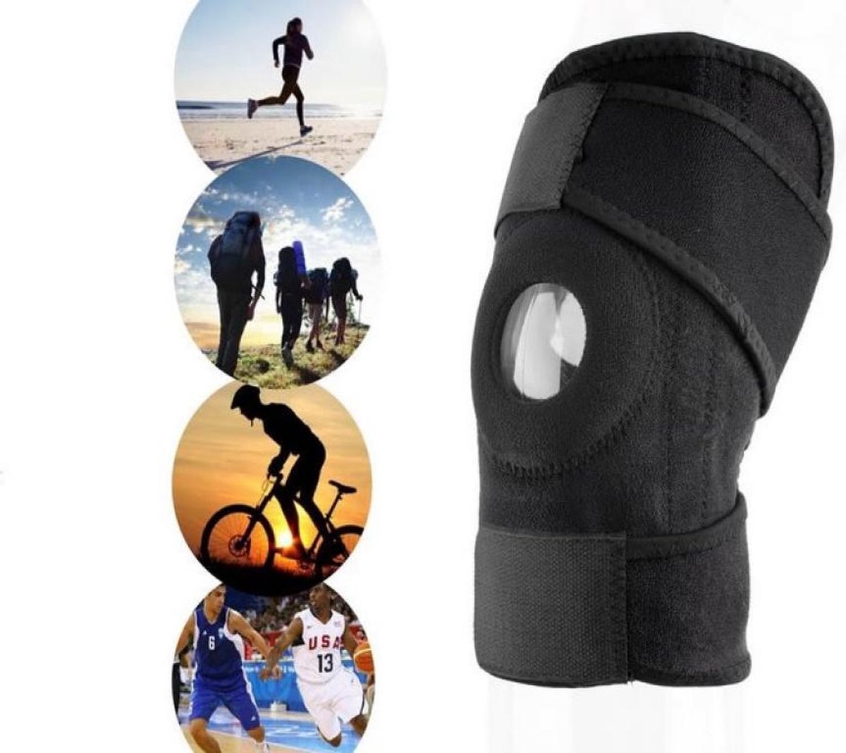 i12Cover Knie Brace Met Patella Brace - Kniebrace - Elastisch
