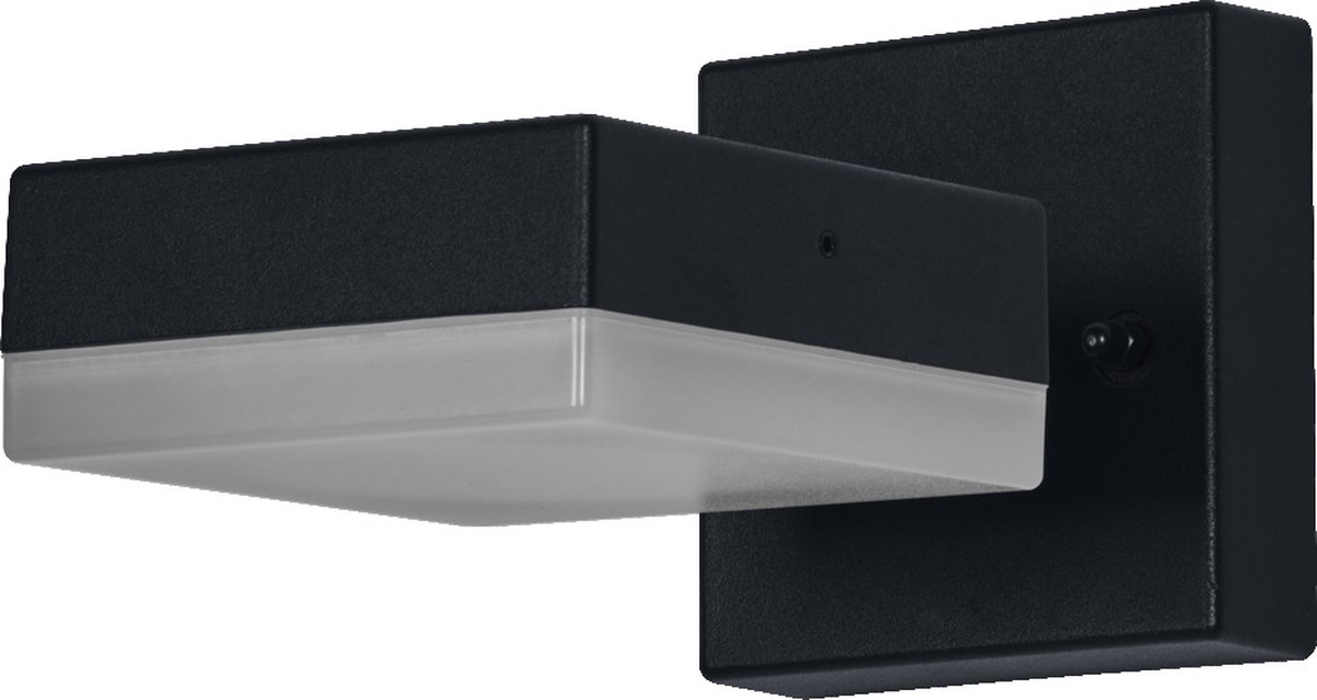 LEDVANCE ENDURA Classic Spot Vierkante buitenwandlamp, zwart, met GX53 voet (max 12W) voor