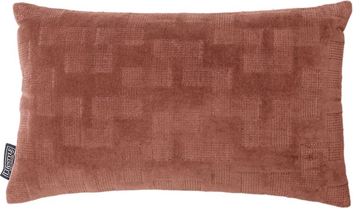 Lifestyle Kussen ISABELLA BURNT BRICK 50X30cm