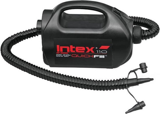 Intex 68609 - QuickFill® elektrische luchtpomp - 12V & 220V - met 3  mondstukken -... | bol.com