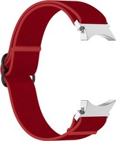 Bracelet en nylon - adapté pour Samsung Galaxy Watch 4/Watch 4 Classic/Watch 5/Watch 5 Pro - rouge