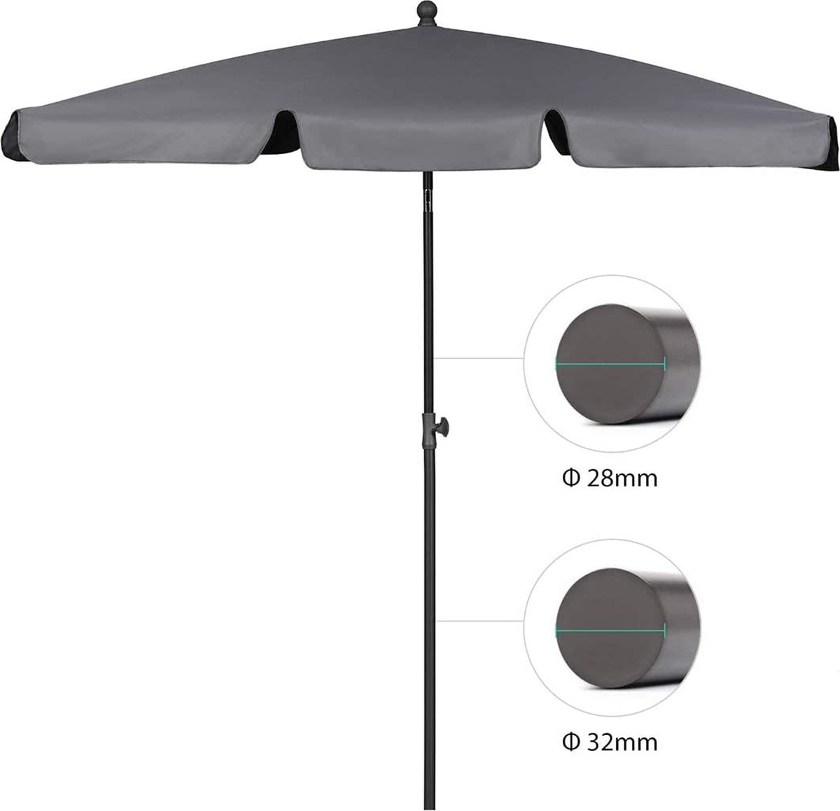 Parasol – Tuin Parasol – Stokparasol – Umbrella Garden