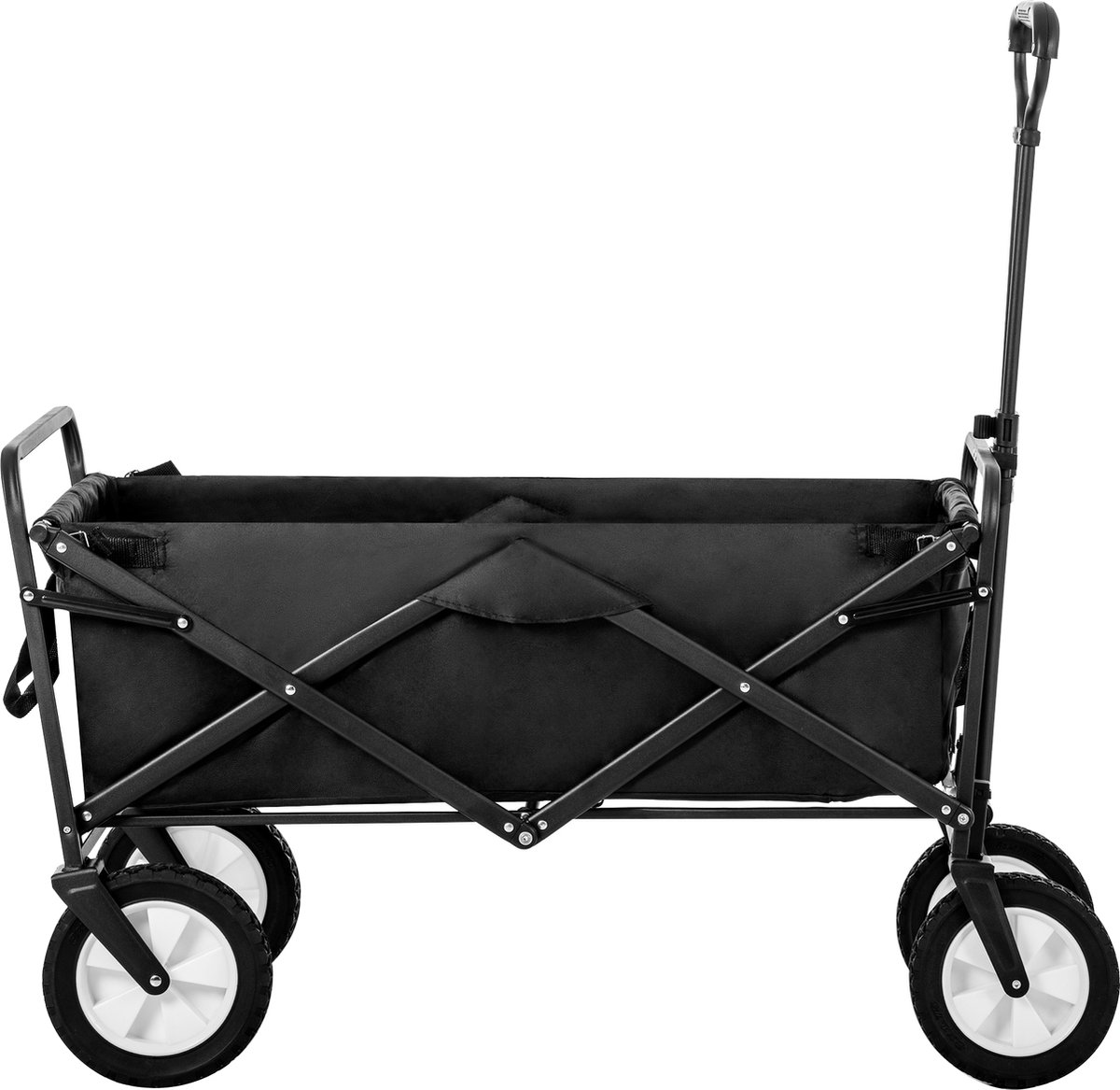 Bestel Opvouwbare Bolderkar 94L 80KG - Grijs