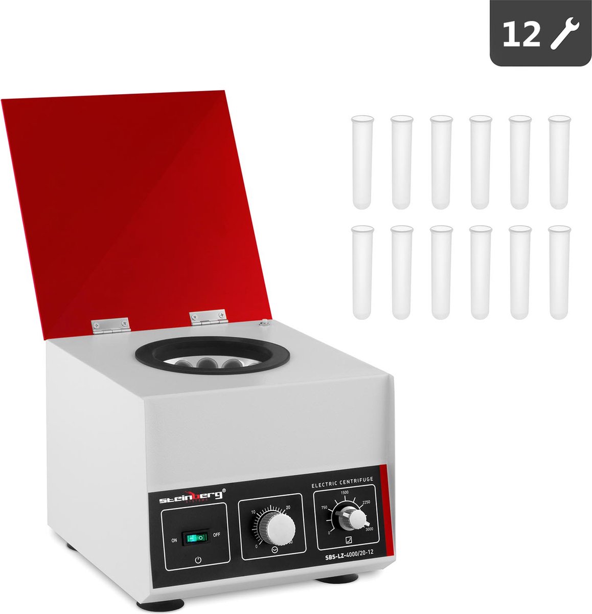 Laboratoriumcentrifuge - 12 x 20 ml - RCF 1150 xg - Steinberg Systems