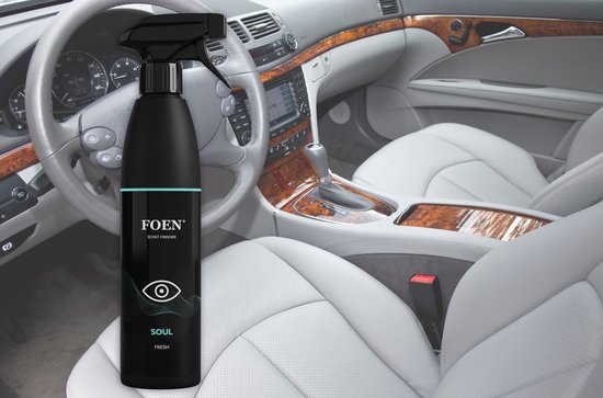 FOEN Auto-interieurparfum – New Car Leather Geur, 200 Ml, Gemaakt In Polen, Langdurig En Veilig