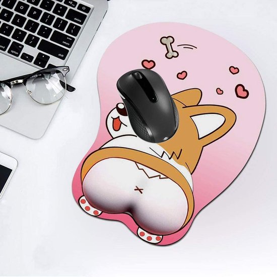 EooCoo Muismat met Gelpad Polssteun en Antislip Silicone Basis, Duurzaam en Wasbaar Muismatten - Roze EooCoo Muismat met Gelpad Polssteun en Antislip Silicone Basis, Duurzaam en Wasbaar Muismatten - Roze