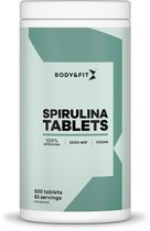 Body & Fit Superfoods - Pure Spirulina Tabletten - 500 mg Spirulina per Tablet - 500 tabletten