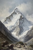 Sfeer Posters - Mount Everest - Poster Mount Everest - Abstract - Wanddecoratie - Interieur Design - 51x71 - Geschikt om in te lijsten
