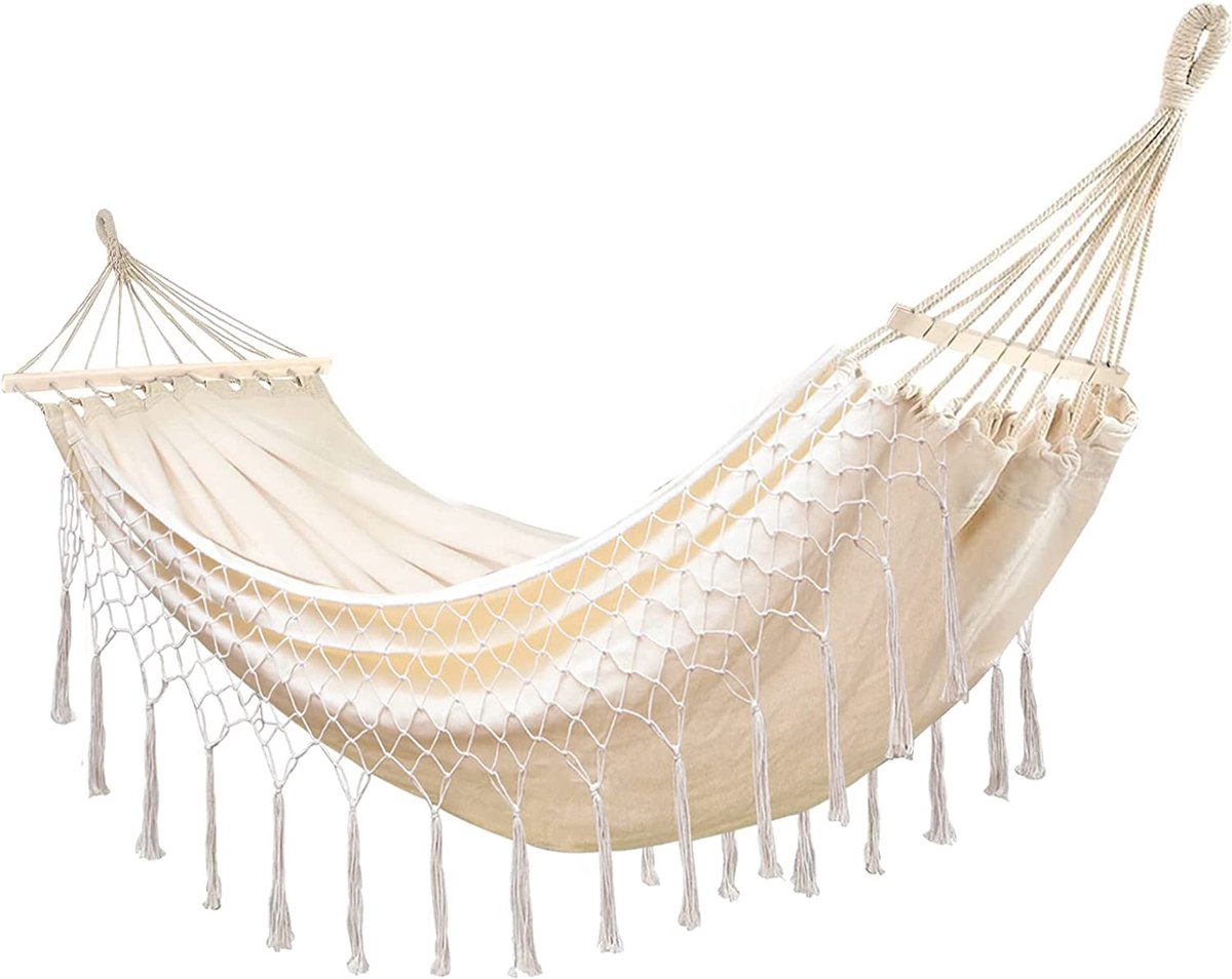 Hammock – hangmat – stevige hangmat – binnen en buiten – premium