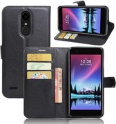 LG K10 (2017) Wallet Case Zwart