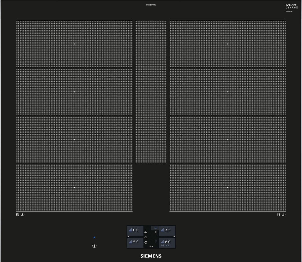 Inductiekookplaat Siemens AG EX675JYW1E 60 cm Integreerbaar