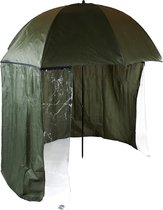 Traxis Eco Paraplu + Aanritstent - Groen - Visparaplu - 2.50m - Groen