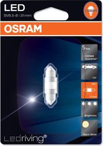 Osram LED Warm White festoon 6497ww-01b 31mm