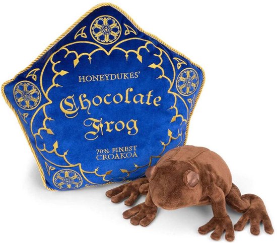 The Noble Collection Harry Potter: Peluche et oreiller de grenouille au  chocolat | bol