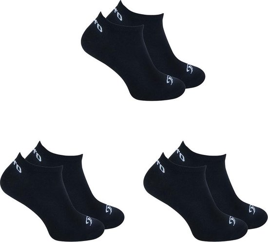 Lot de 6 chaussettes O'Neill Low Cool Sneaker Unisexe 730003 Noir - Taille 35-38