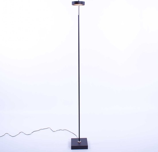 Vloerlamp / Leeslamp Bling | 1 lichts | Zwart | Kogelgewricht | Inclusief dimmer en ledlamp | Modern | Woonkamer