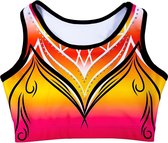 Sparkle&Dream Turntopje Pien Neon - Maat AXXL M/L - Gympakje voor Turnen, Acro, Trampoline en Gymnastiek