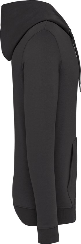 Sweat zippé à capuche unisexe de la marque Native Spirit Iron Grey - XS