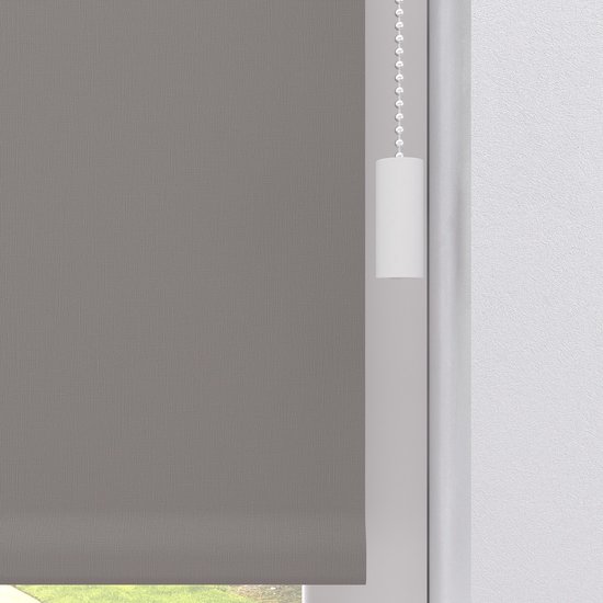 Store enrouleur électrique Easy Texture - Occultant - Gris Clair - 180 x 190 cm - CMD-02-P