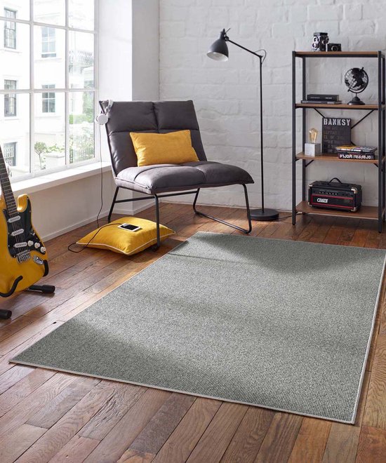 Laagpolig vloerkleed Lush - bruin