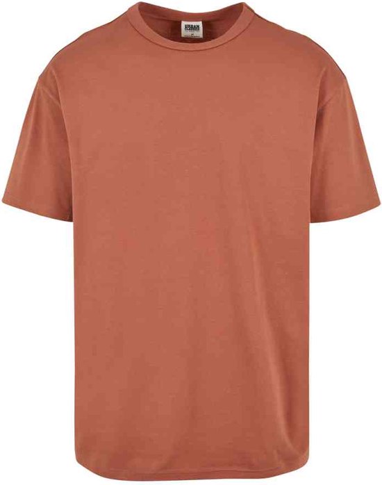 Urban Classics - T-shirt bio Basic pour hommes - 5XL - Oranje