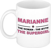 Marianne The woman, The myth the supergirl cadeau koffie mok / thee beker 300 ml